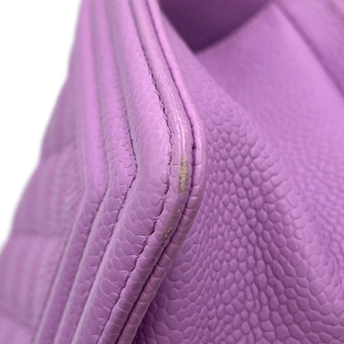Chanel Calfskin Purple Shoulder Bags