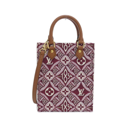 Louis Vuitton Woven Fabric Red Handbags