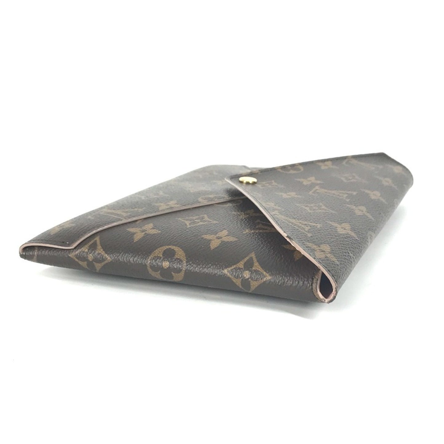 Louis Vuitton Monogram Canvas Brown Clutch Bags