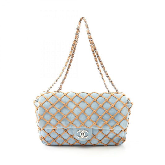 Chanel Denim Blue Shoulder Bags