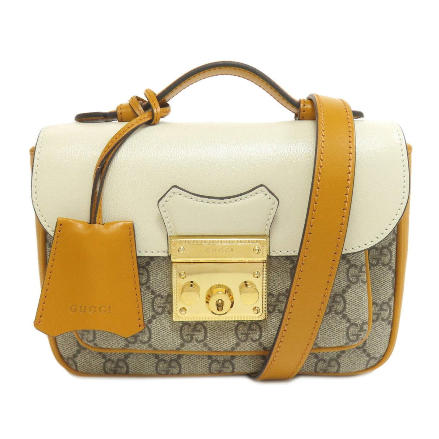 Gucci Pvc Brown Handbags