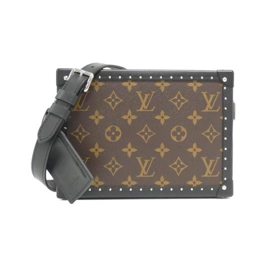 Louis Vuitton Coated Canvas Brown Clutch Bags