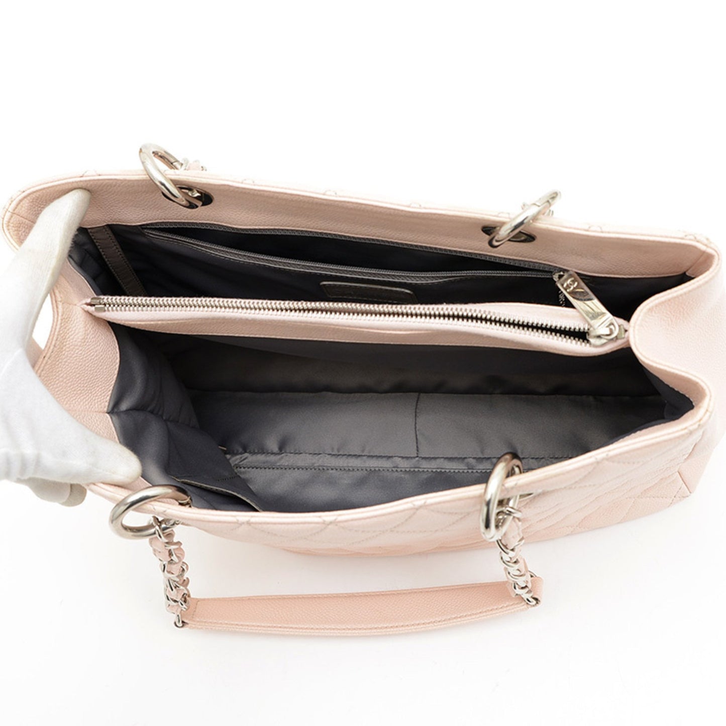 Chanel Calfskin Pink Tote Bags