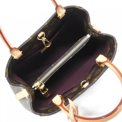 Louis Vuitton Coated Canvas Brown Handbags