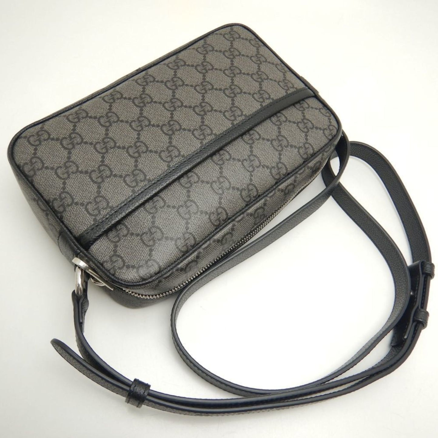 Gucci Canvas Black Shoulder Bags