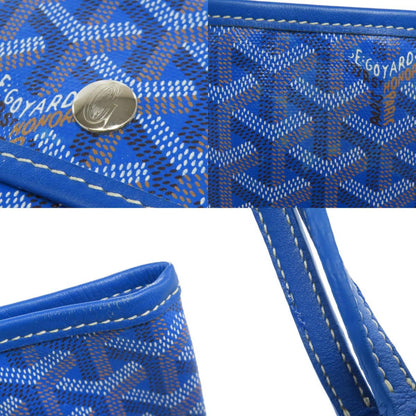 Goyard Coated Canvas Blue Tote Bags