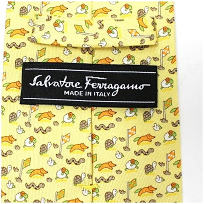 Salvatore Ferragamo Silk Yellow Ties