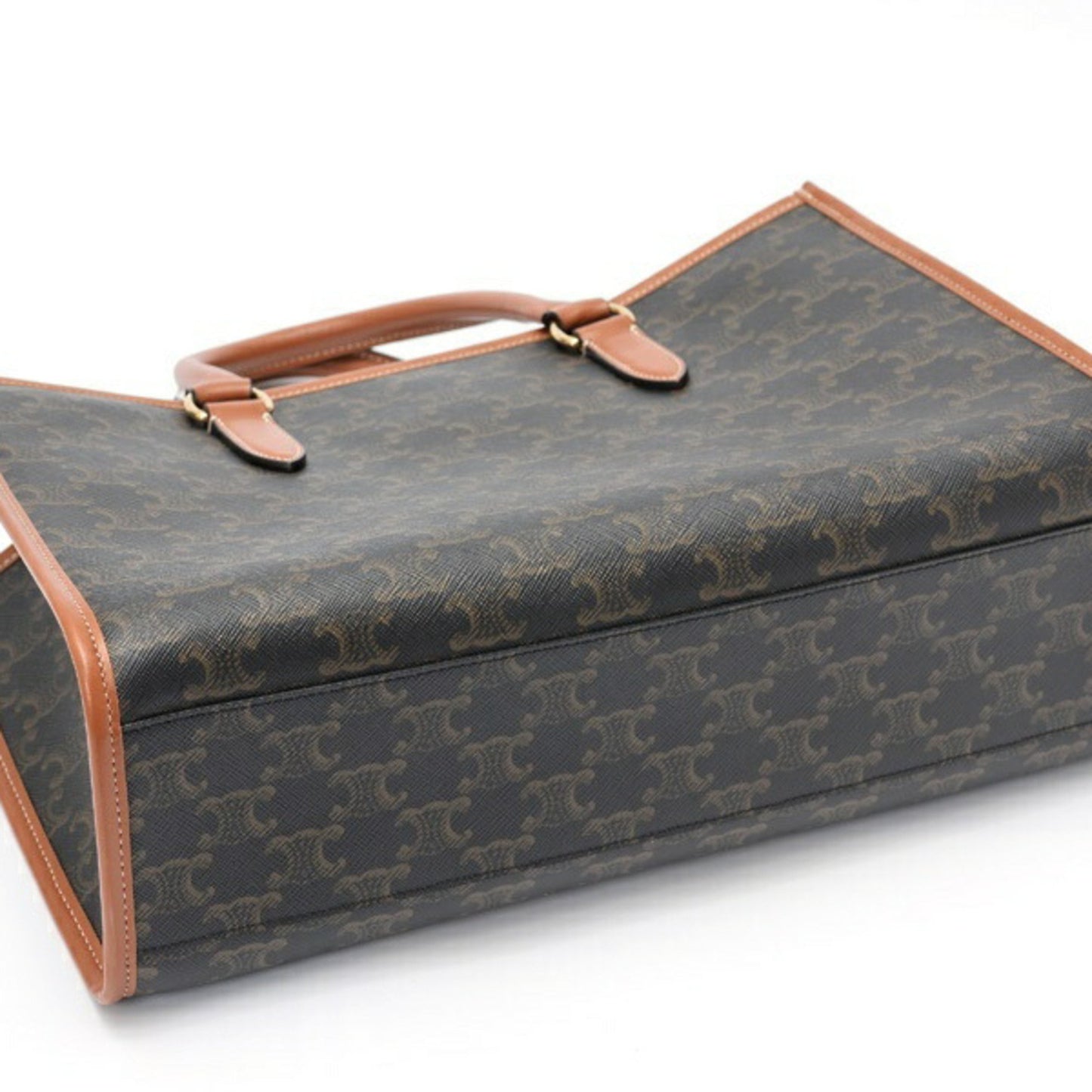 Celine Canvas Brown Tote Bags