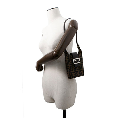 Fendi Canvas Brown Shoulder Bags