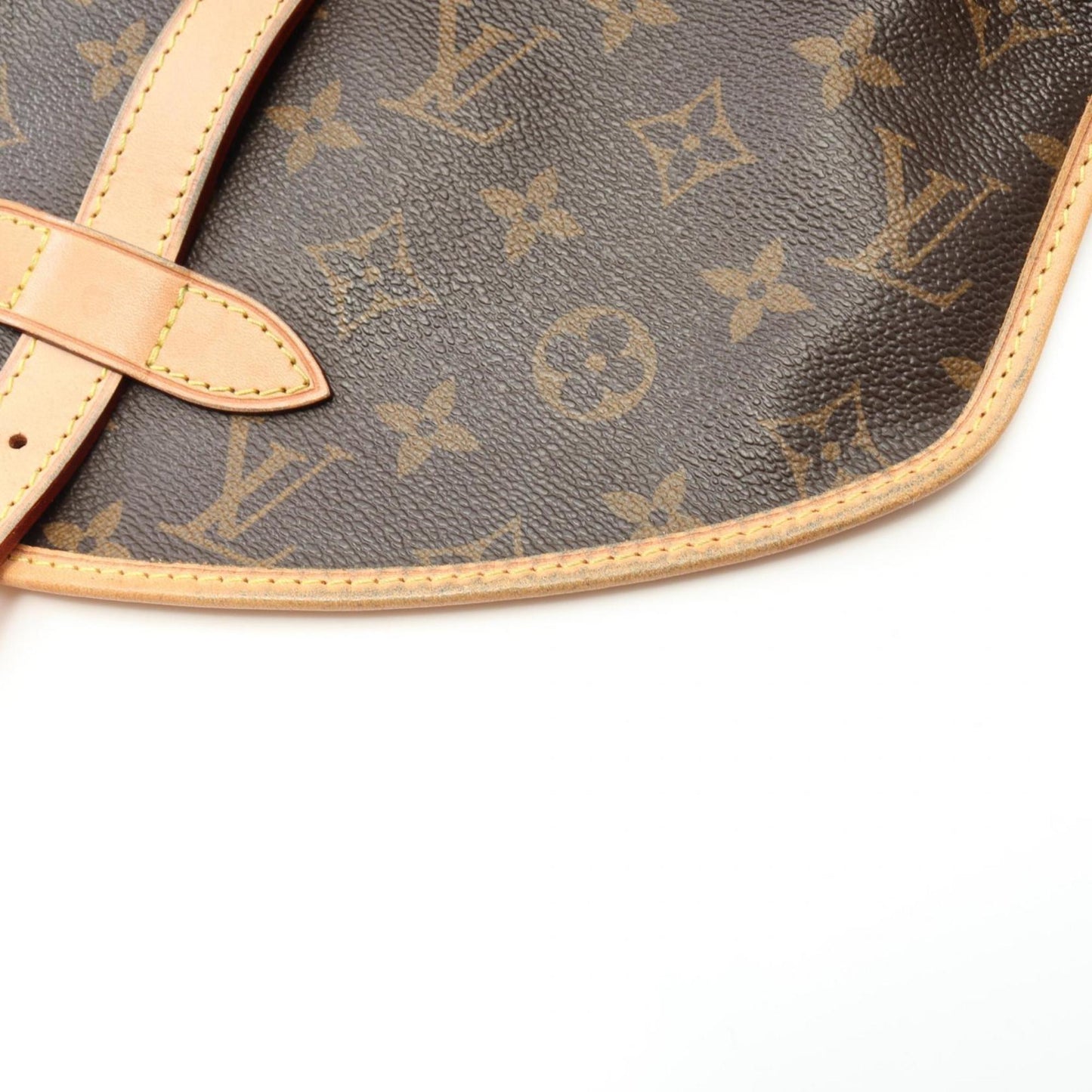 Louis Vuitton Coated Canvas Brown Shoulder Bags