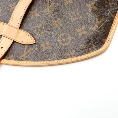 Louis Vuitton Coated Canvas Brown Shoulder Bags