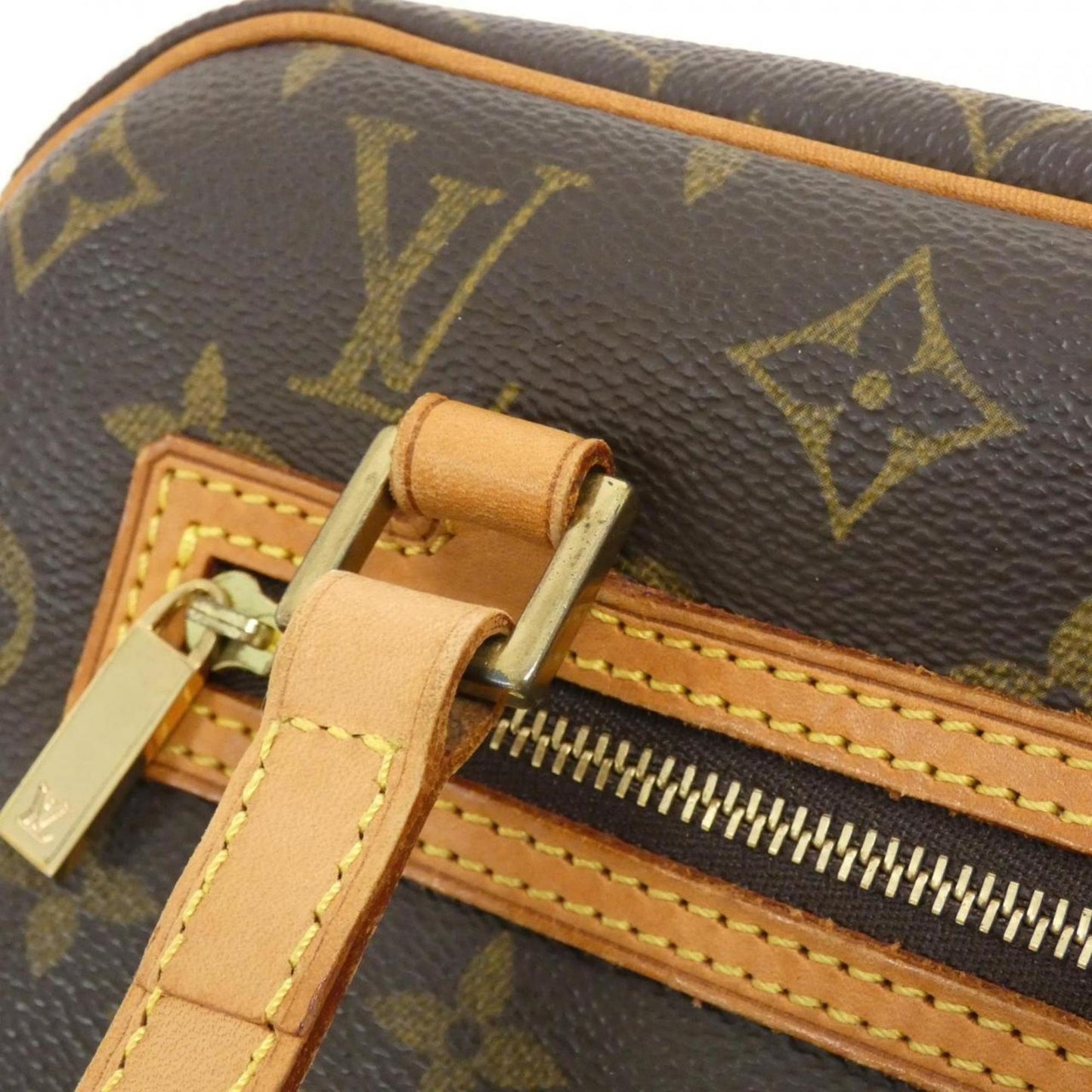 Louis Vuitton Coated Canvas Brown Shoulder Bags