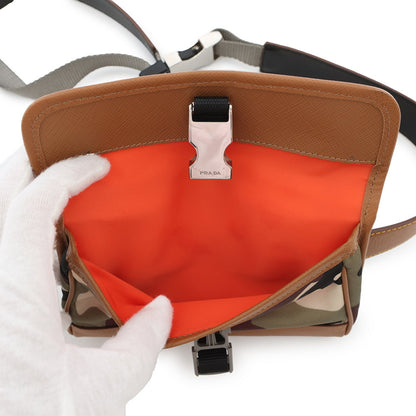 Prada Nylon Brown Crossbody Bags