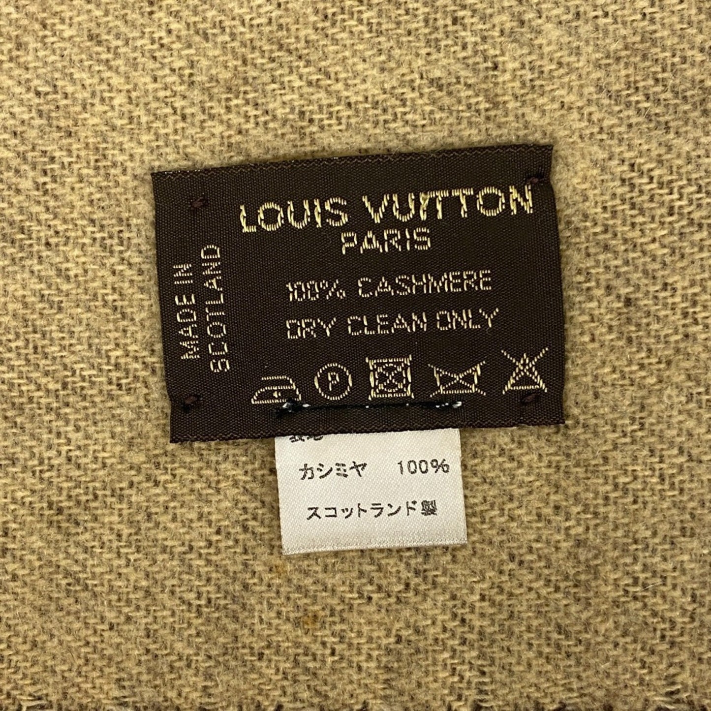 Louis Vuitton Monogram Canvas Brown Scarves