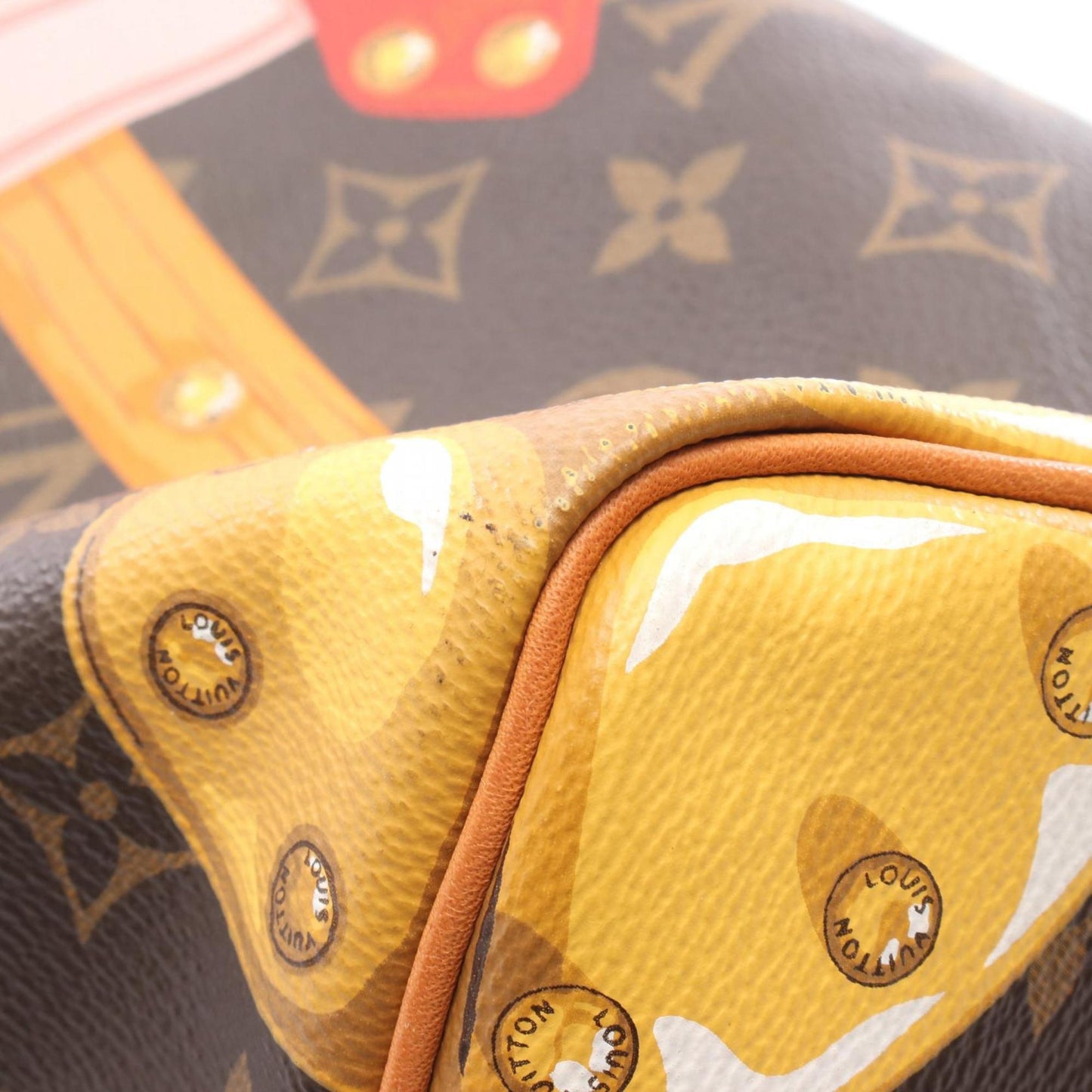 Louis Vuitton Coated Canvas Brown Handbags