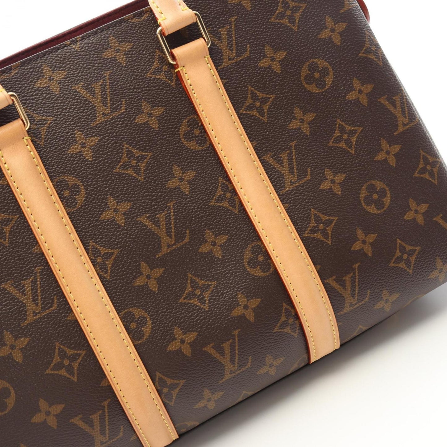 Louis Vuitton Coated Canvas Brown Handbags