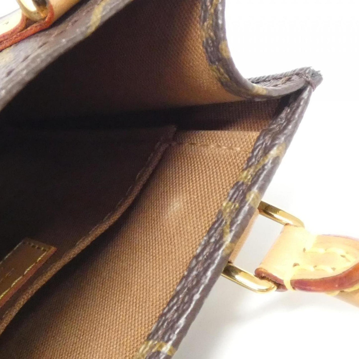 Louis Vuitton Coated Canvas Brown Handbags
