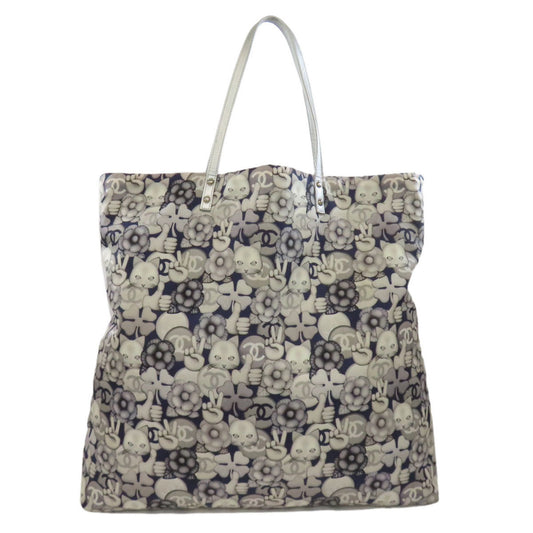 Chanel Nylon Gray Tote Bags
