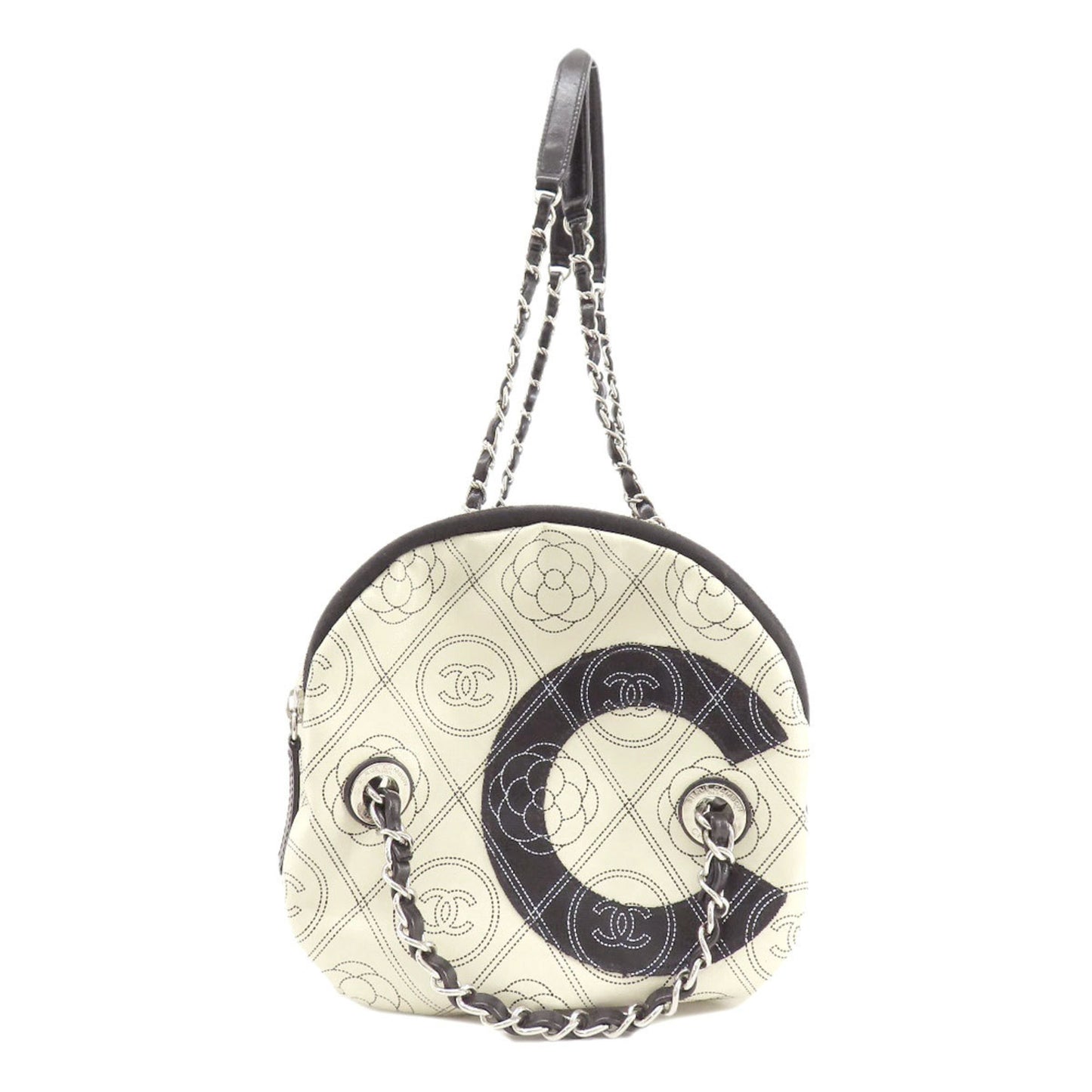 Chanel Coated Canvas Black Travel Bags
