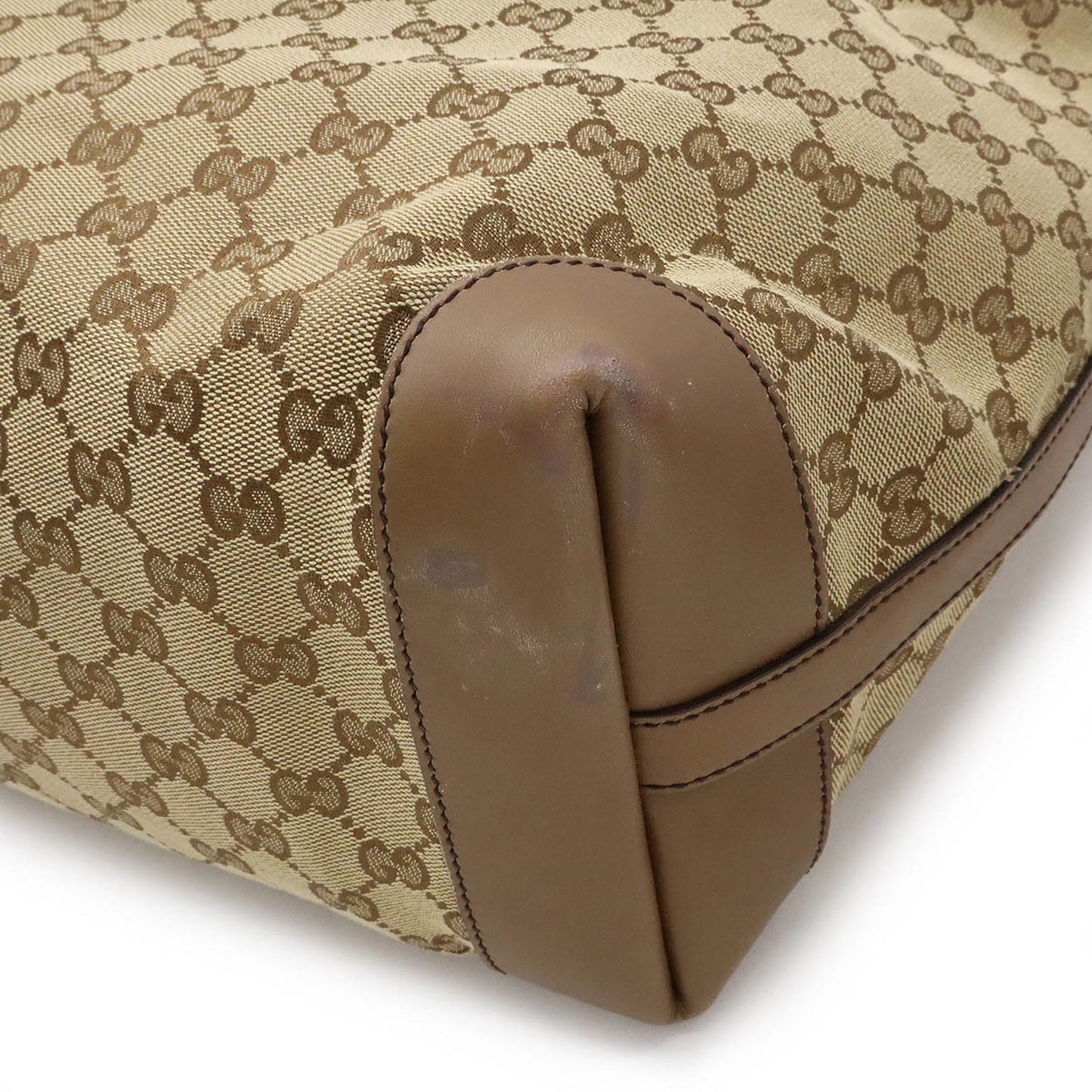 Gucci Canvas Brown Shoulder Bags