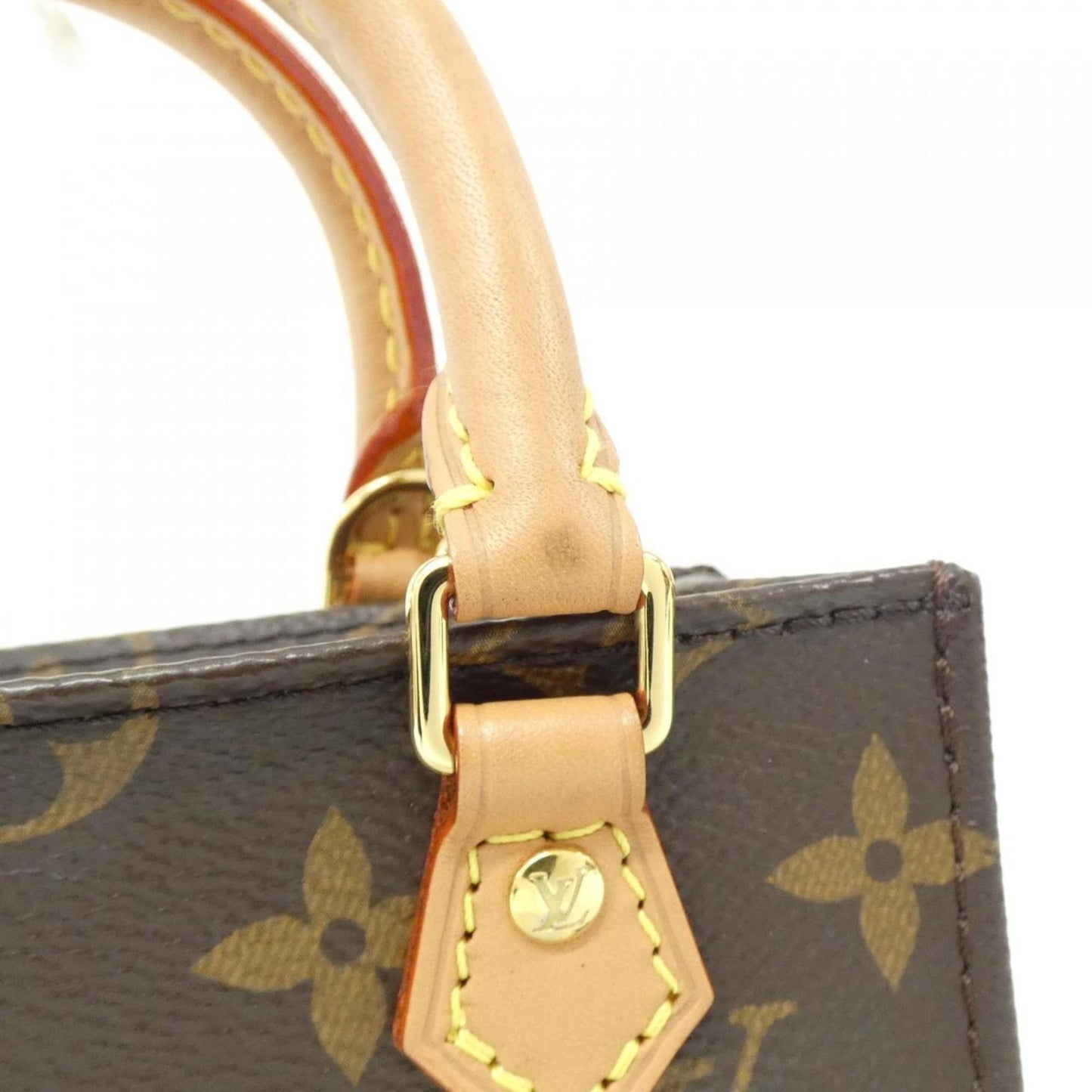 Louis Vuitton Coated Canvas Brown Handbags