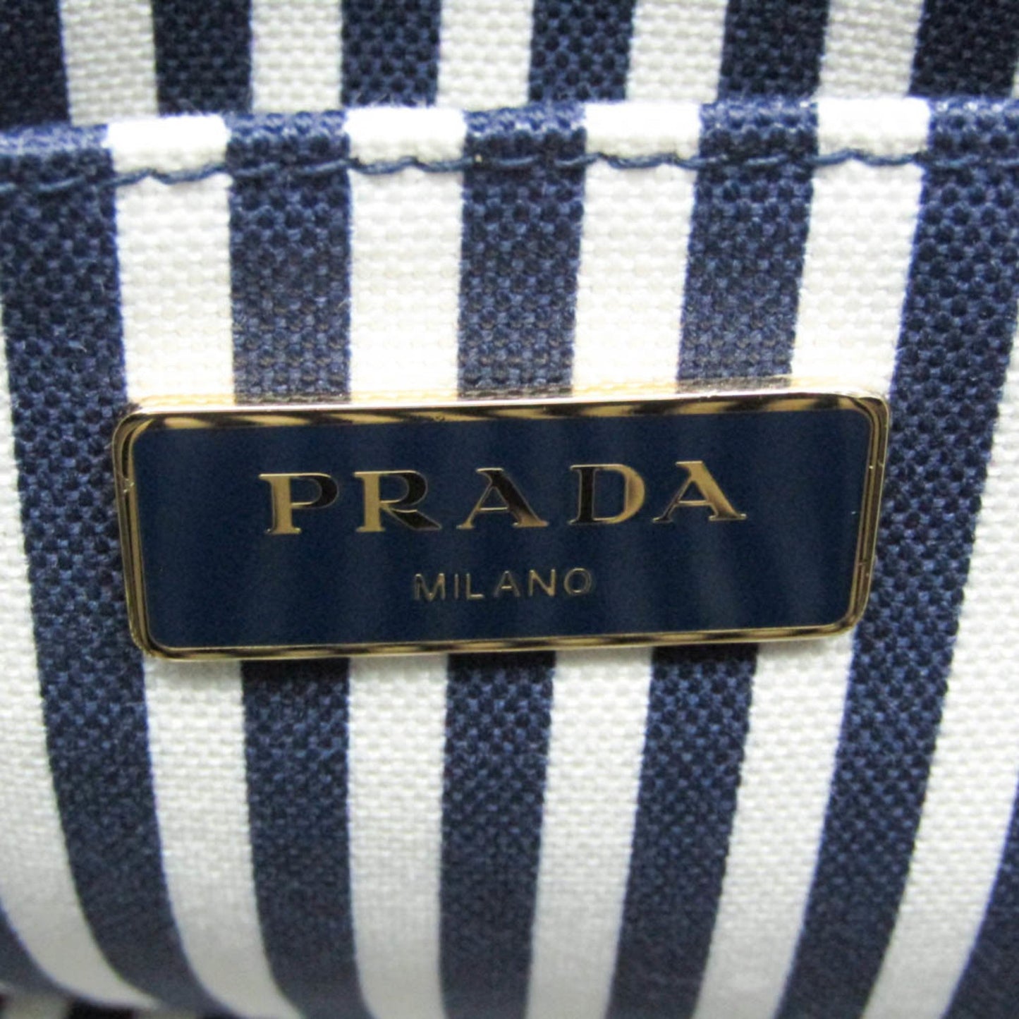Prada Canvas Blue Shoulder Bags