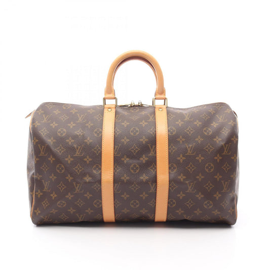 Louis Vuitton Coated Canvas Brown Travel Bags