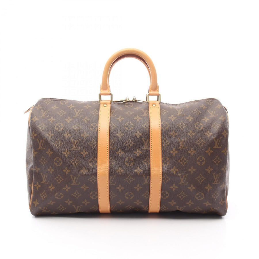 Louis Vuitton Coated Canvas Brown Travel Bags