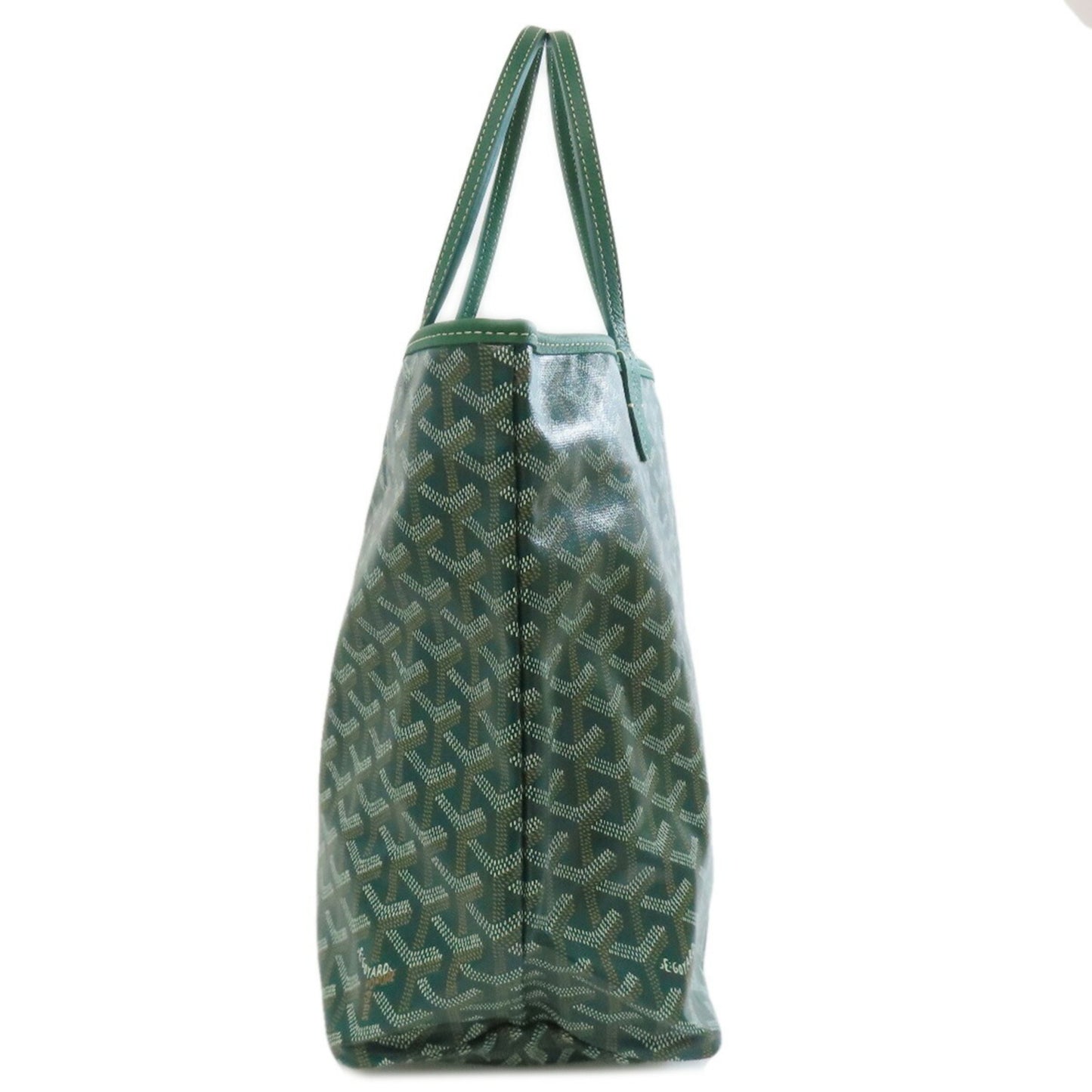 Goyard Coated Canvas Green Tote Bags