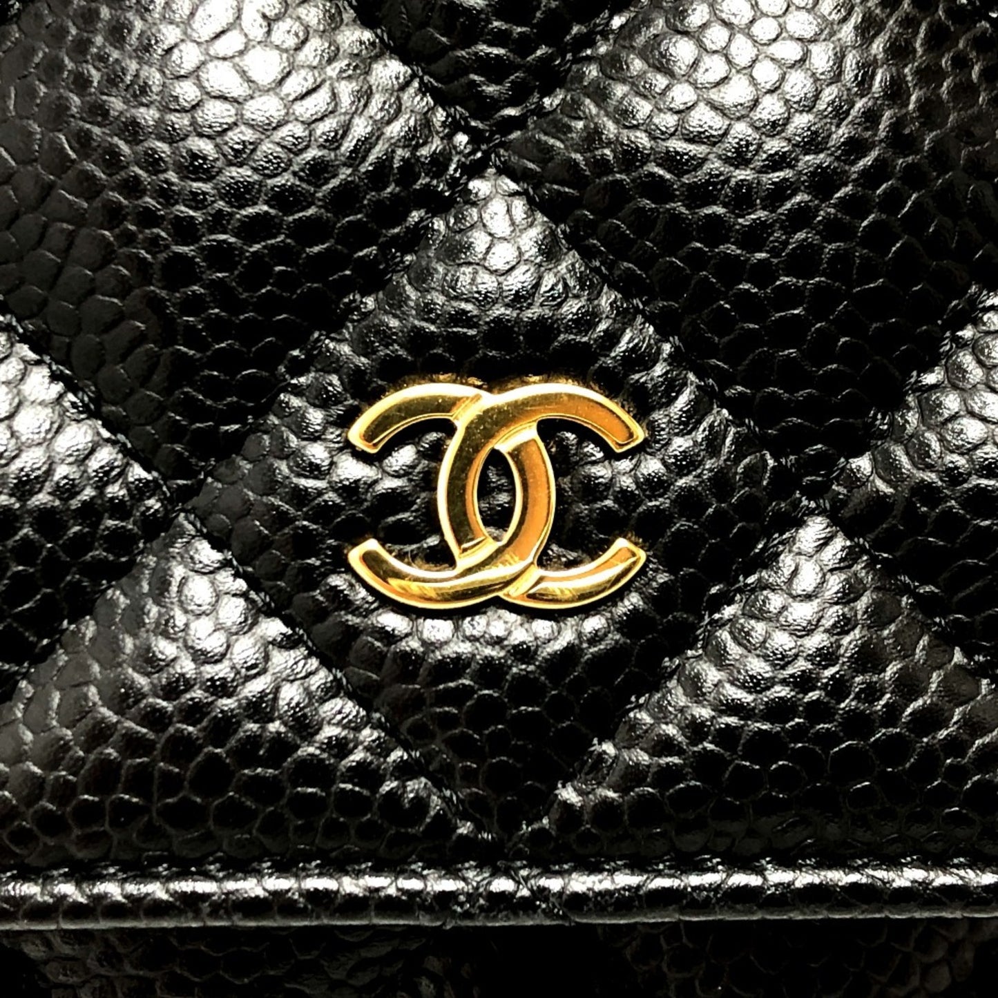 Chanel Calfskin Black Shoulder Bags