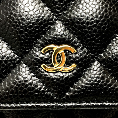 Chanel Calfskin Black Shoulder Bags