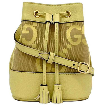 Gucci Canvas Yellow Shoulder Bags