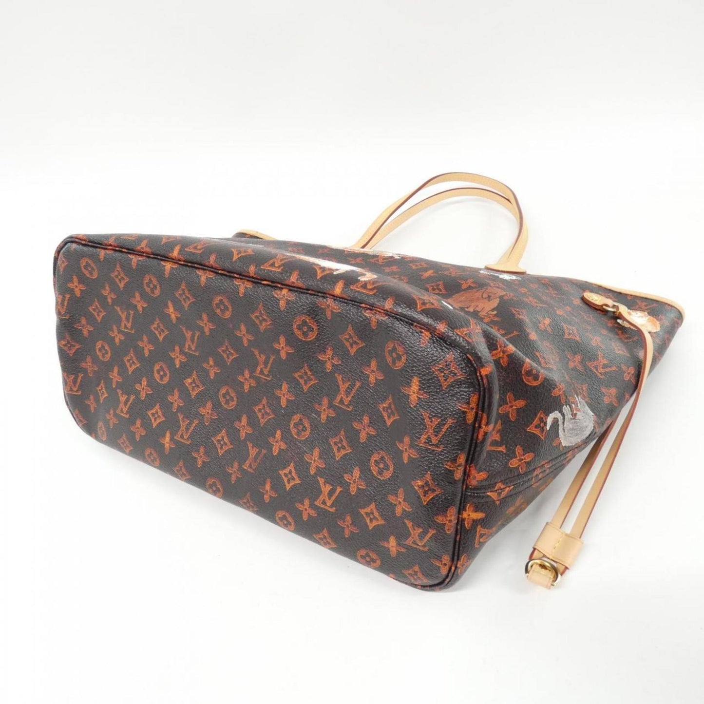Louis Vuitton Coated Canvas Brown Handbags