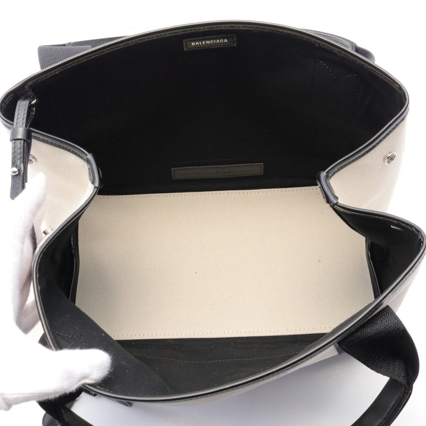 Balenciaga Canvas Black Tote Bags