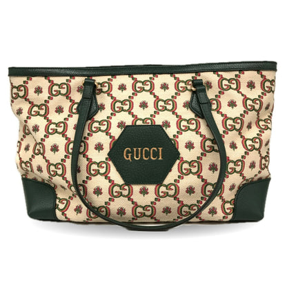 Gucci Canvas Green Tote Bags