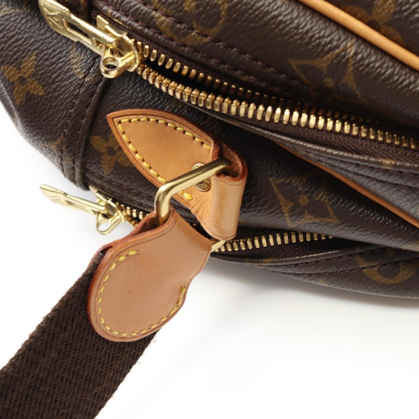 Louis Vuitton Coated Canvas Brown Shoulder Bags