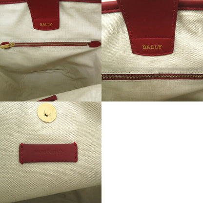 Bally Canvas Red Shoulder Bags