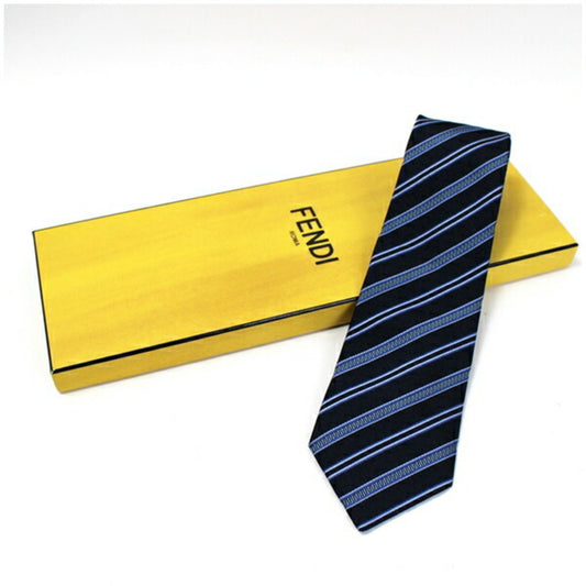 Fendi Silk Blue Ties