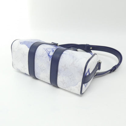 Louis Vuitton Coated Canvas Blue Travel Bags