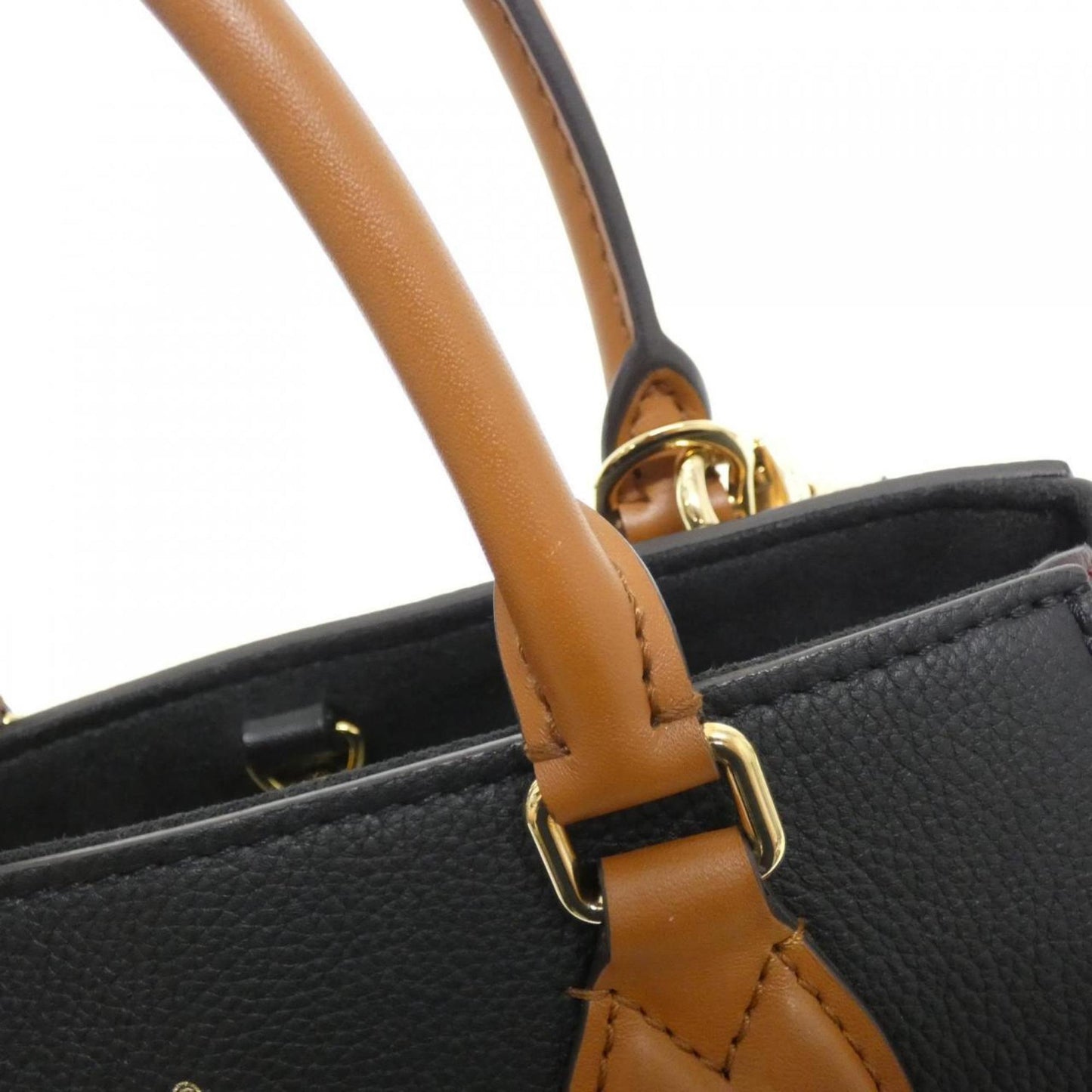 Louis Vuitton Coated Canvas Black Handbags