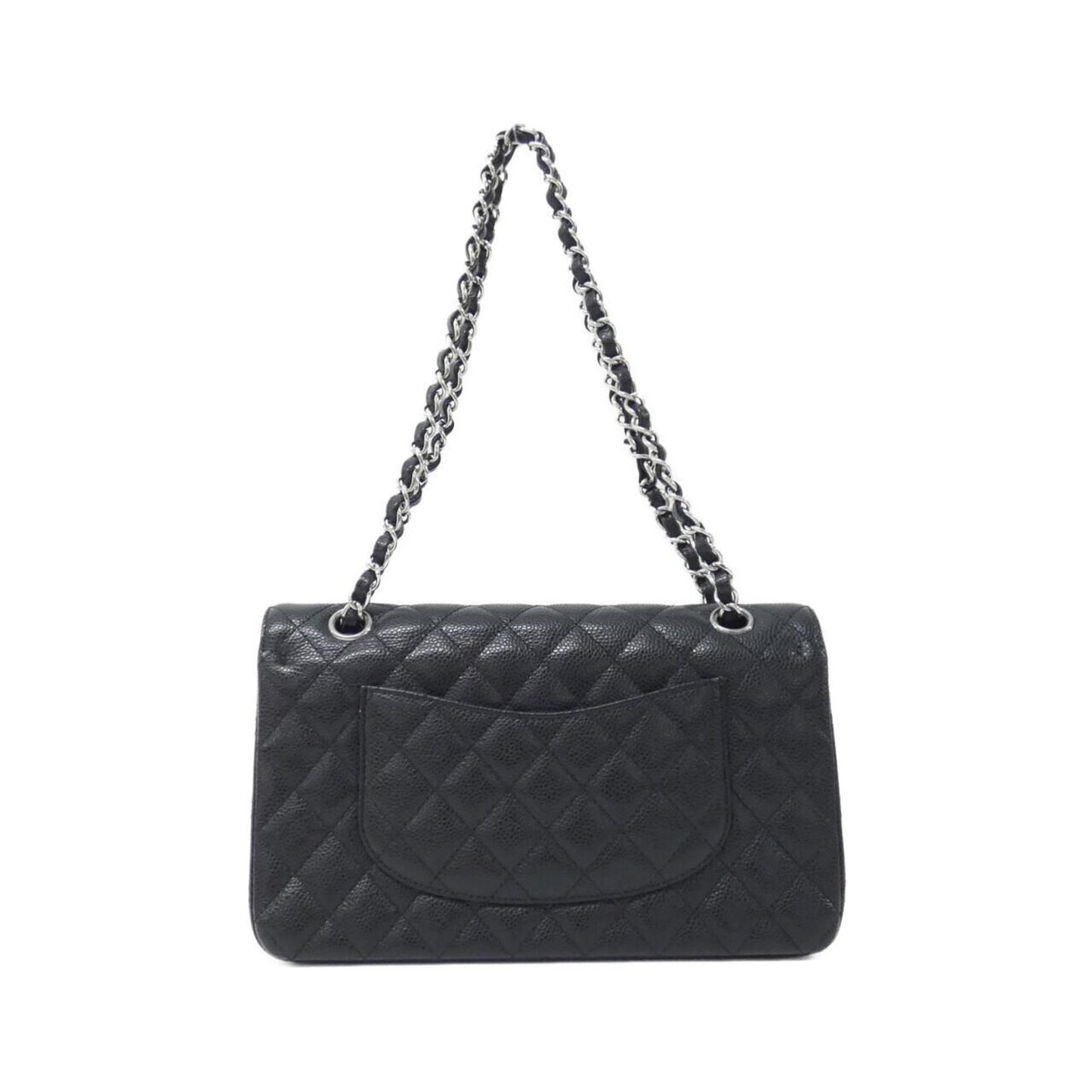 Chanel Calfskin Black Shoulder Bags