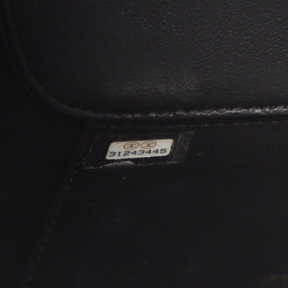 Chanel Calfskin Black Shoulder Bags