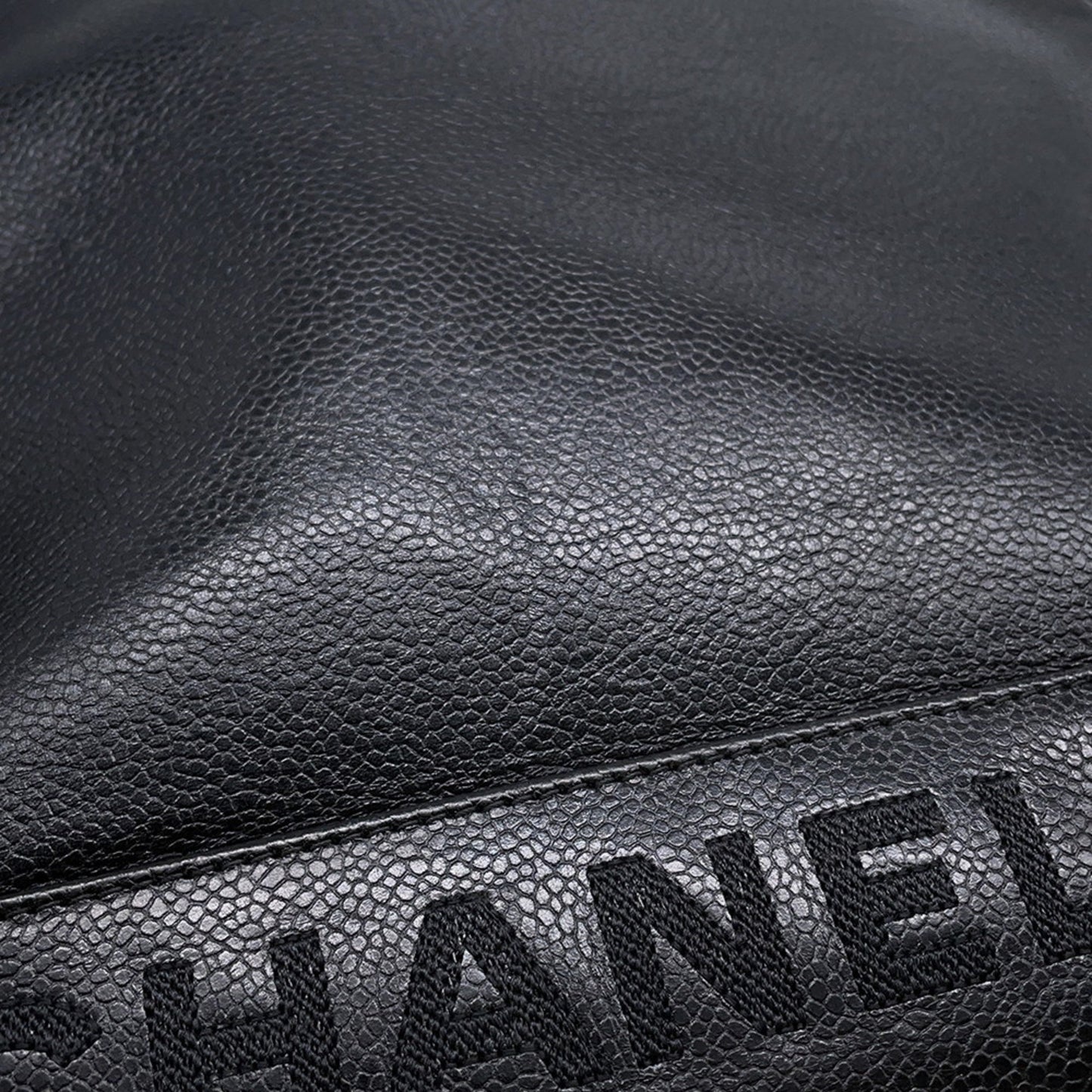 Chanel Calfskin Black Shoulder Bags