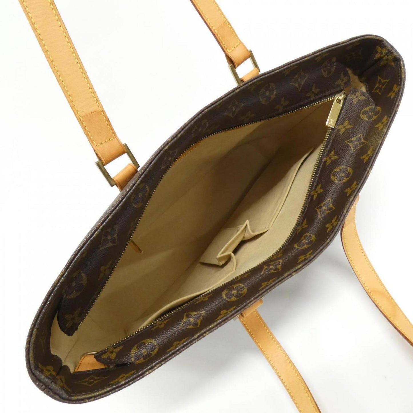Louis Vuitton Coated Canvas Brown Handbags