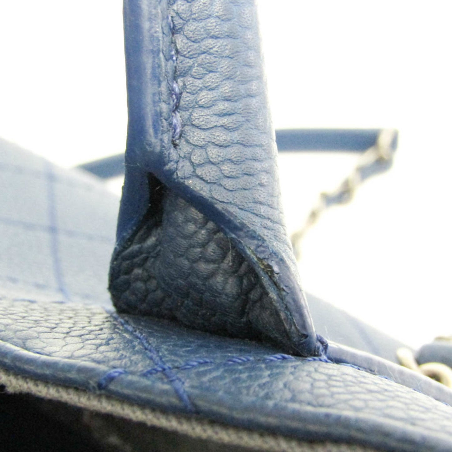 Chanel Calfskin Blue Handbags