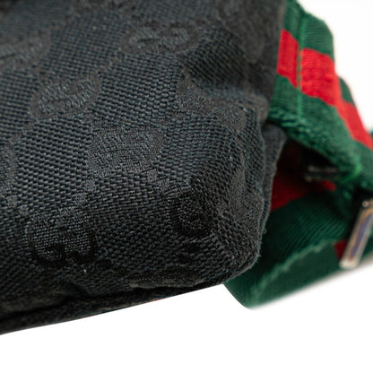 Gucci Canvas Black Crossbody Bags