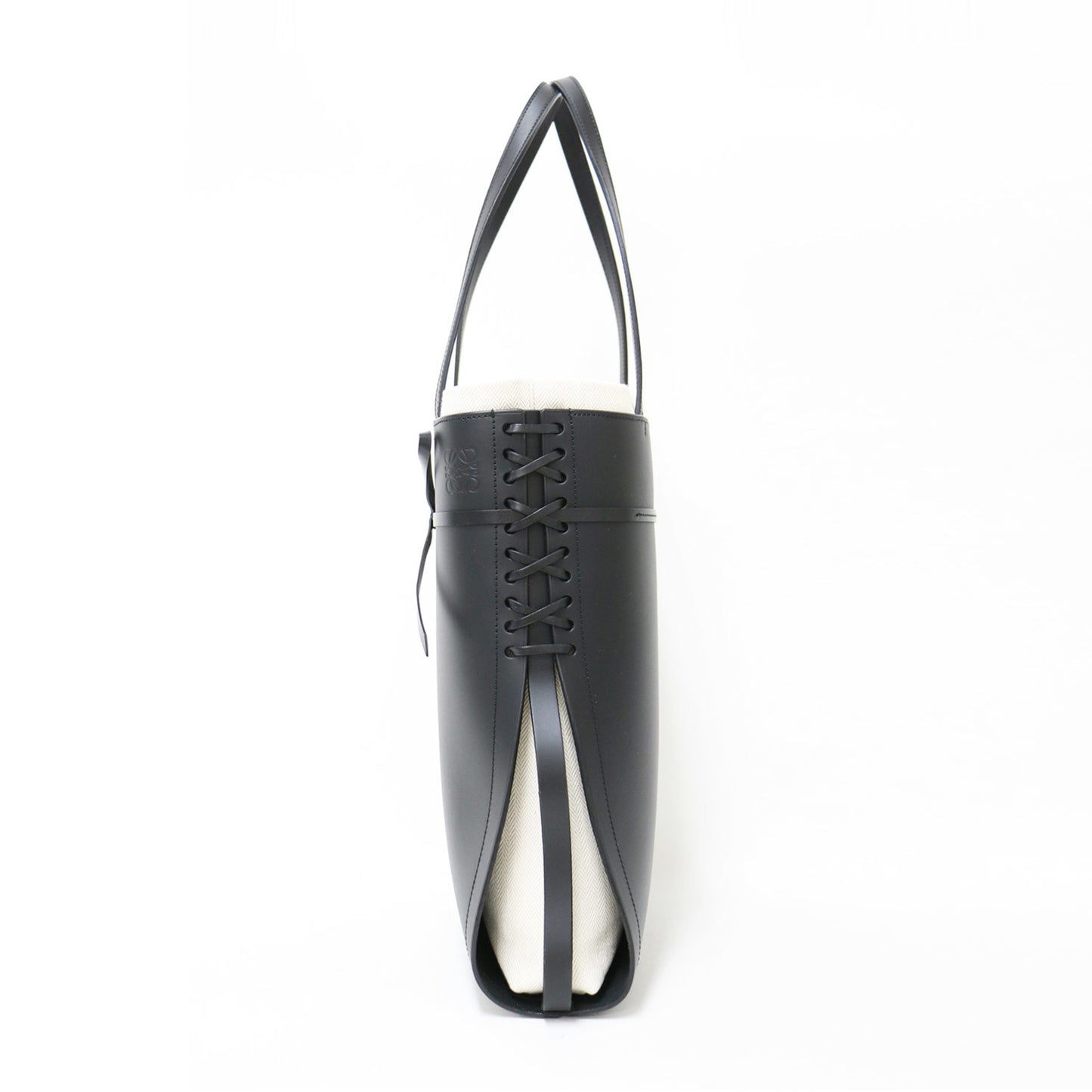 Loewe Canvas Black Tote Bags
