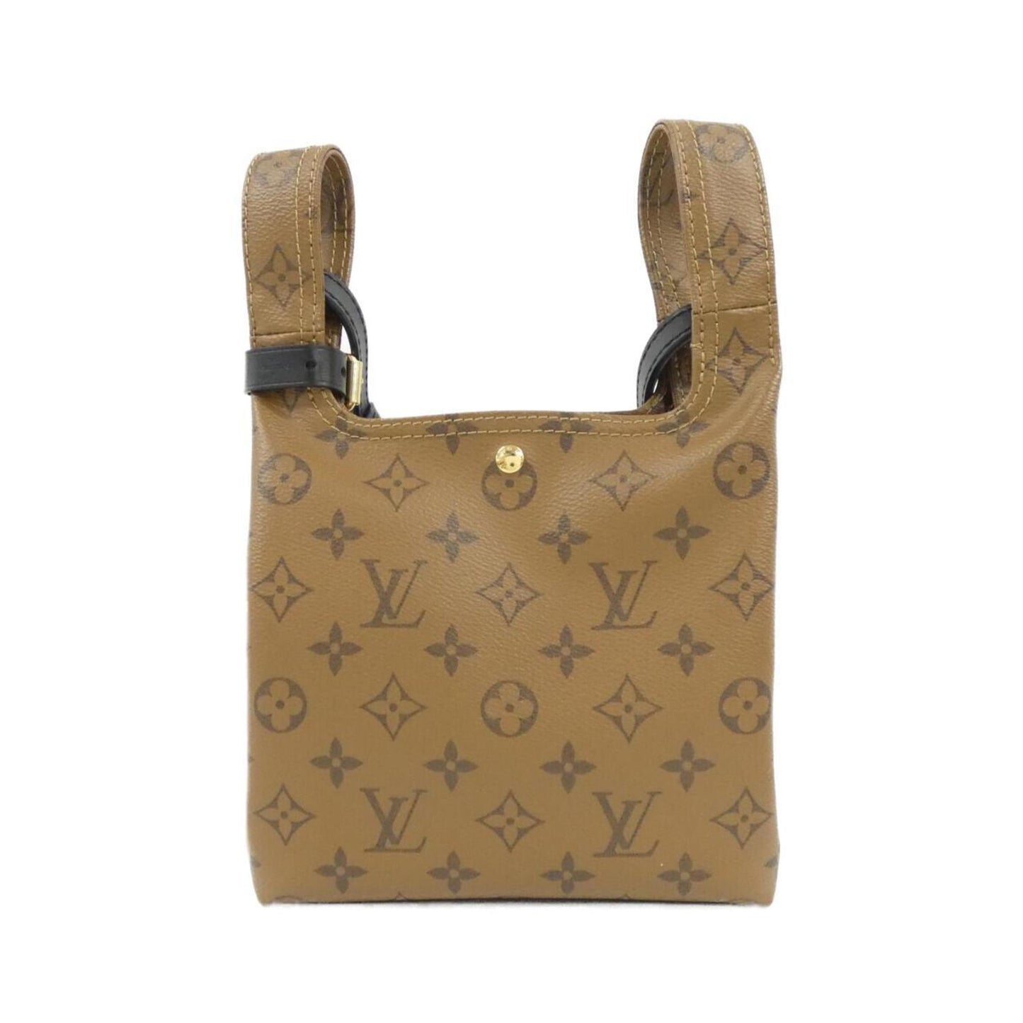 Louis Vuitton Coated Canvas Brown Shoulder Bags