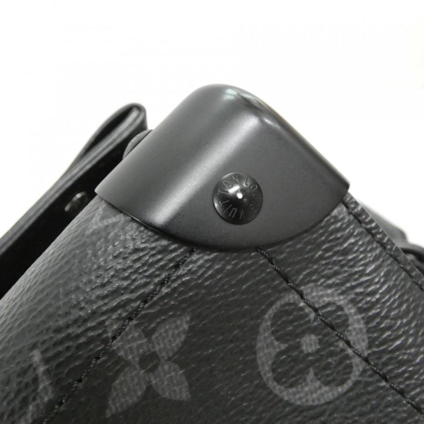 Louis Vuitton Coated Canvas Black Shoulder Bags