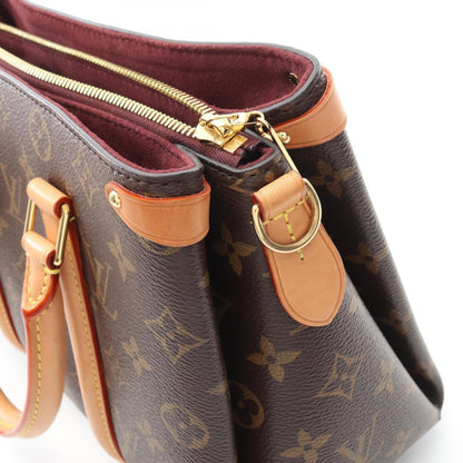 Louis Vuitton Coated Canvas Brown Handbags